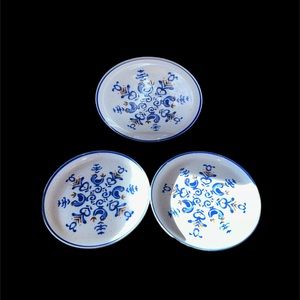 3 Vintage GETTYSBURG Avant-Garde Japan Dutch Birds Hearts Salad Plates 7.5”